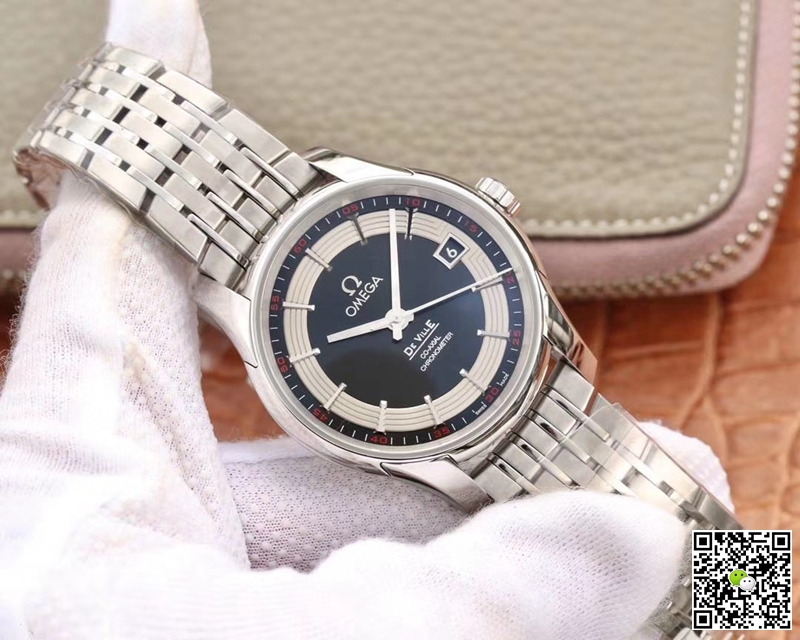 Replica 0me*ga De Ville 431.30.41.21.01.001 1:1 Best Edition VS Factory Black Dial Swiss ETA8500