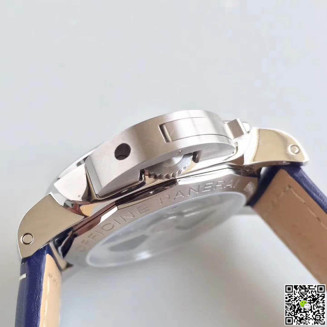 Pa*e*a1 Replica Luminor 1950 PAM688 ZF Factory 1:1 Best Edition Swiss ETA P9001 Blue Leather Strap