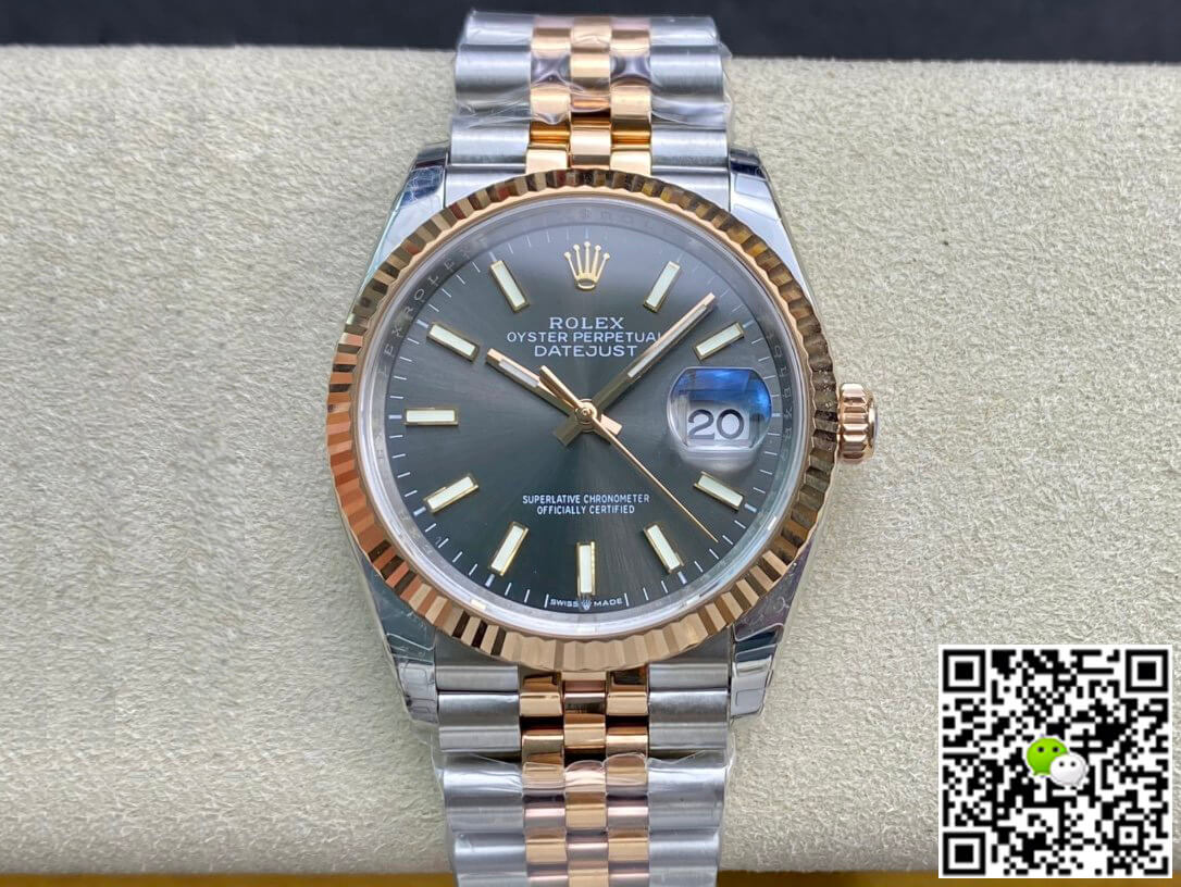 Replica R01ex Datejust M126231-0013 1:1 Best Edition EW Factory Grey Dial