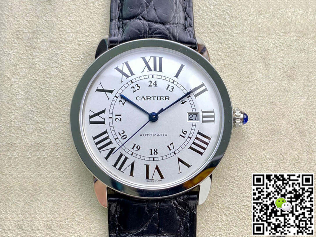 Replica RONDE DE Ca*t1er W6701010 1:1 Best Edition AF Factory White Dial