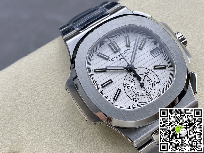 Replica Pat*k Phi1i*pe Nautilus 5980/1A-019 1:1 Best Edition PPF Factory White Dial