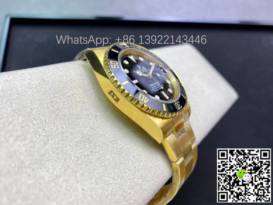Replica R01ex Submariner M126618LN-0002 41MM 1:1 Best Edition VS Factory Yellow Gold