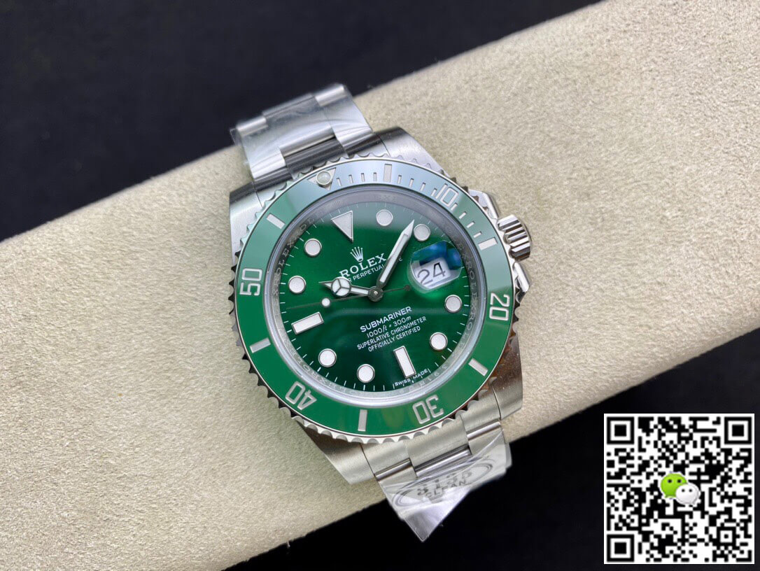 R01ex Submariner Replica 116610LV-97200 1:1 Best Edition Clean Factory V4 Green Dial
