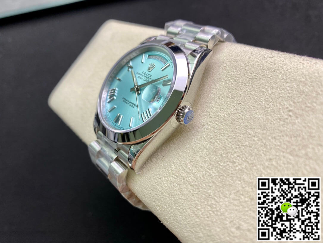 Replica R01ex Day Date M228206-0044 1:1 Best Edition EW Factory Ice Blue Dial