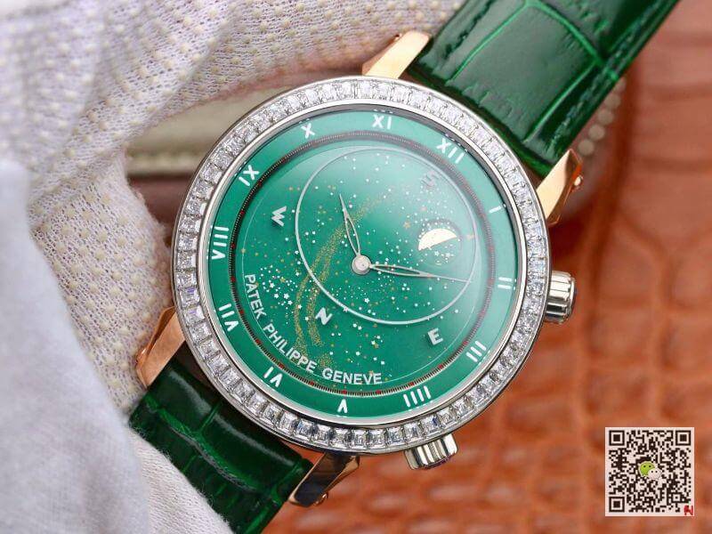 Replica Pat*k Phi1i*pe Grand Complications 5102PR TW factory 1:1 Best Edition Swiss ETA240 Green Color