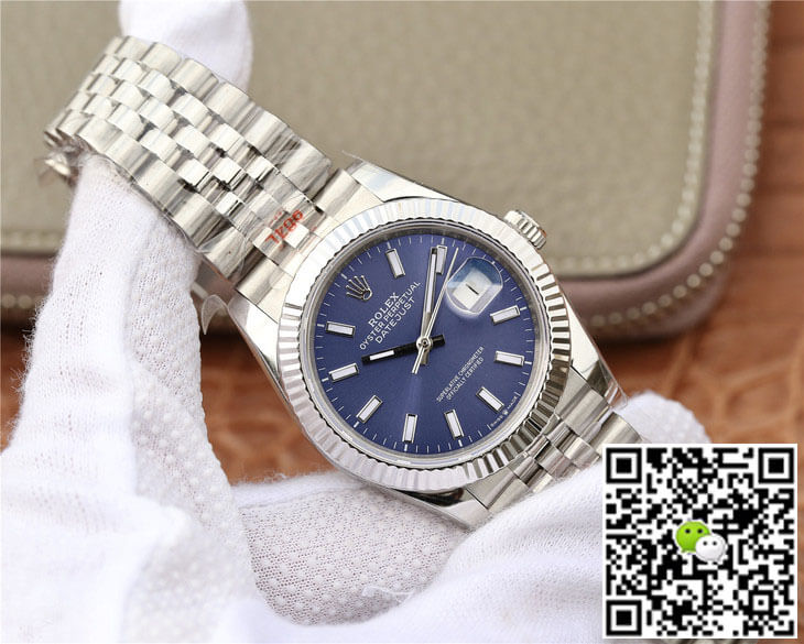 Replica R01ex Datejust M126234-0017 1:1 Best Edition GM Factory Blue Dial