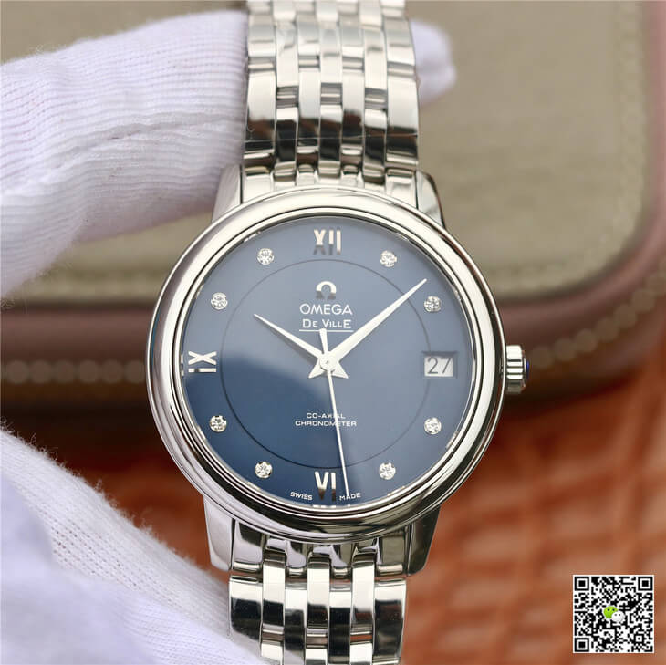 Replica 0me*ga De Ville 424.10.33.20.53.001 1:1 Best Edition MKS Factory D1am0nd Dial