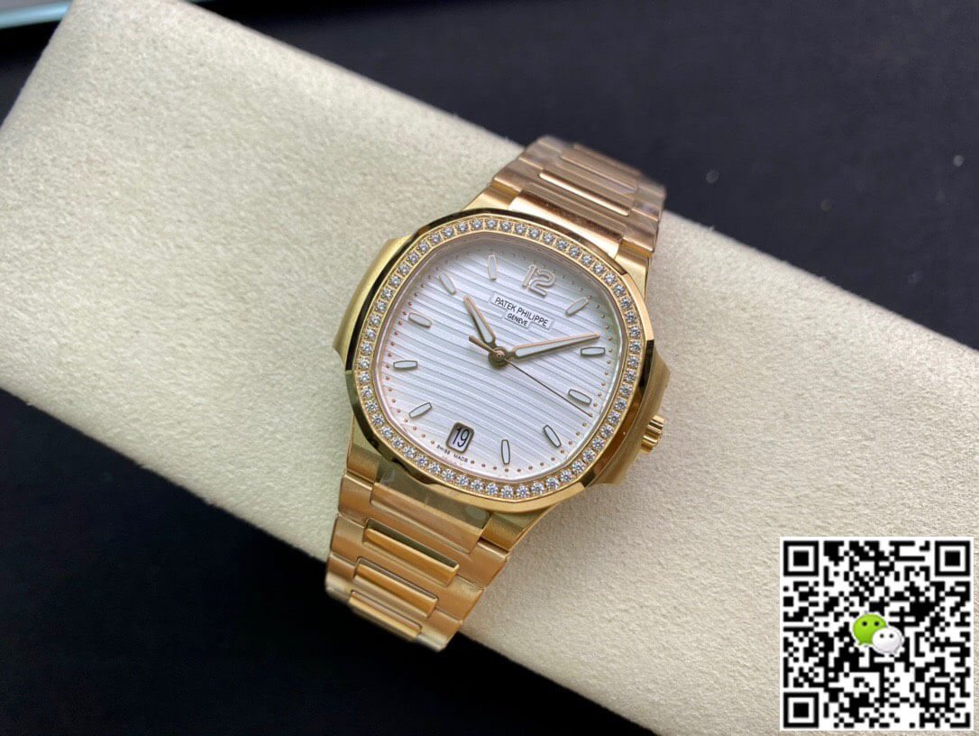 Replica Pat*k Phi1i*pe Nautilus Ladies 7118/1200R-001 1:1 Best Edition 3K Factory Rose Gold