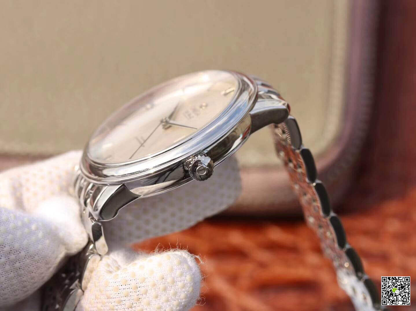 Replica 0me*ga De Ville Prestige 424.10.40.20.02.003 MKS Factory Mechanical Watches 1:1 Best Edition Swiss ETA9015 White Dial