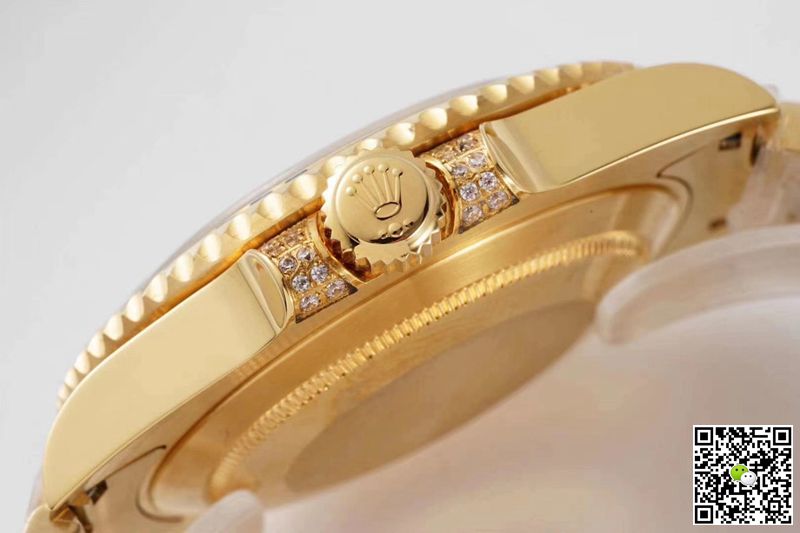 Replica R01ex GMT Master II 116758 SAru 1:1 Best Edition ROF Factory Blue White D1am0nd Swiss ETA2836