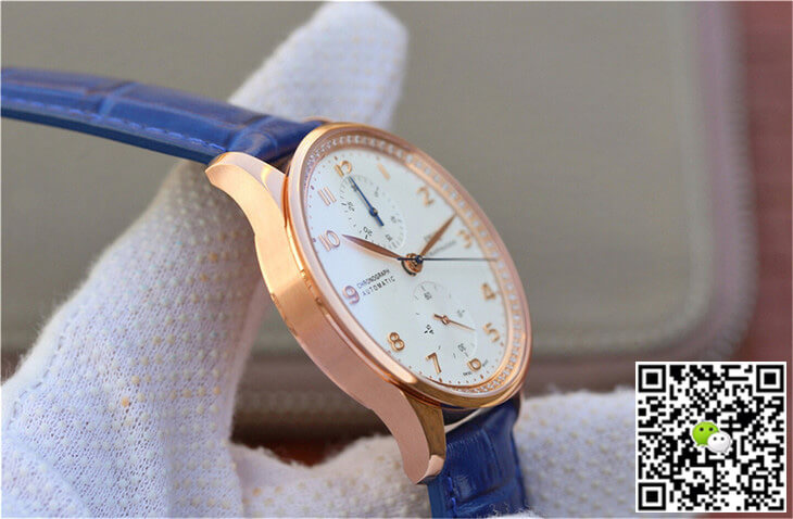 Replica IWC Portuguese ZF Factory 1:1 Best Edition Blue Strap