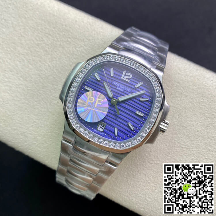 Pat*k Phi1i*pe Replica Nautilus Ladies 7018/1A-010 PF Factory 1:1 Best Edition Swiss ETA324SC