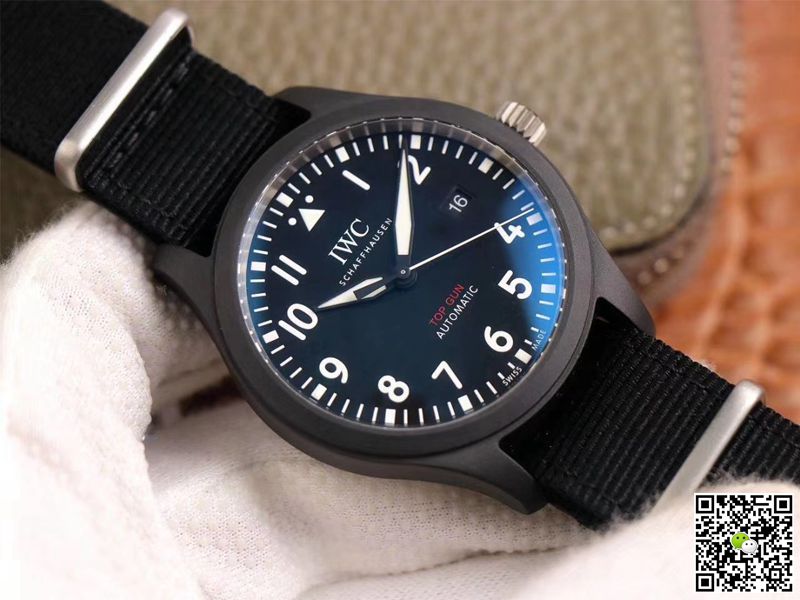 Replica IWC Pilot Top Gun IW326901 1:1 Best Edition MKS Factory Black Dial Swiss ETA2892