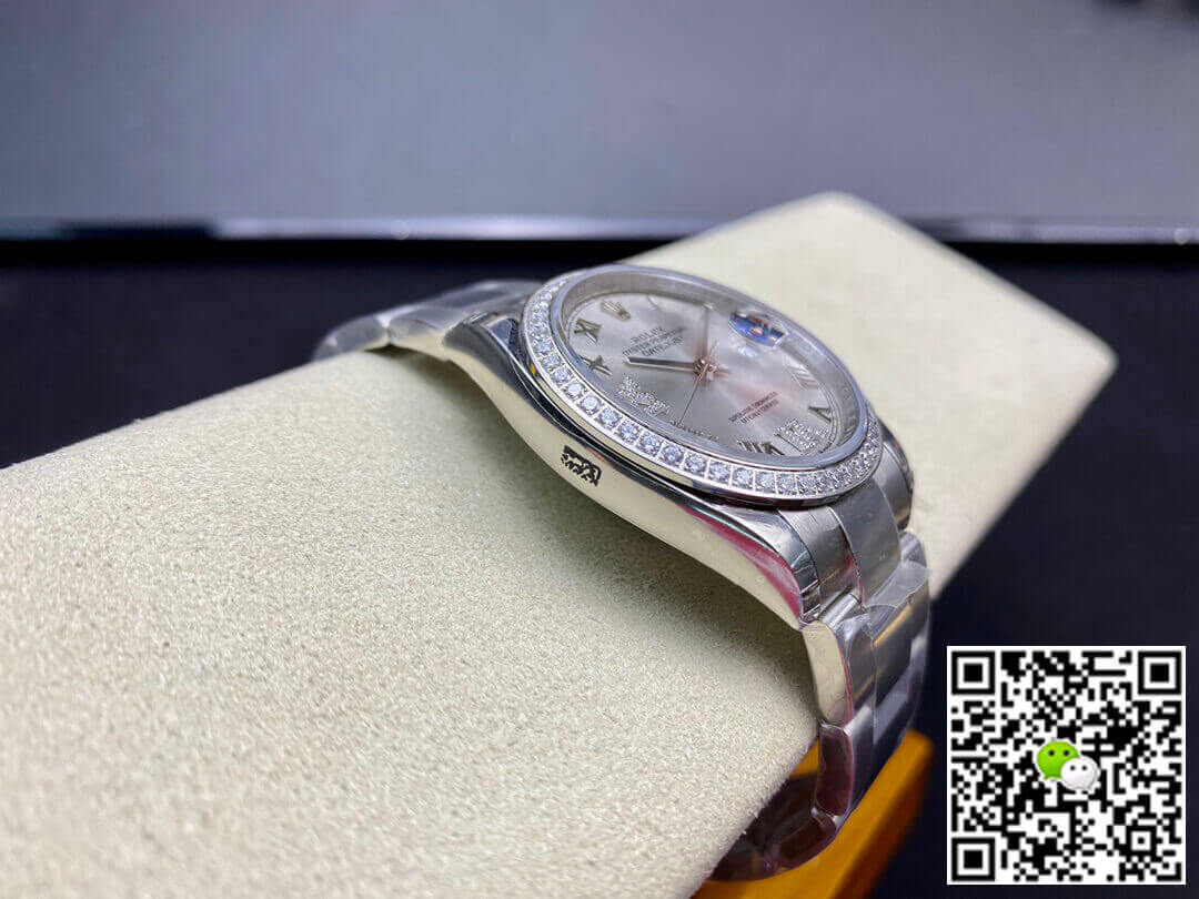 Replica R01ex Datejust M126284RBR-0022 1:1 Best Edition EW Factory Silver Dial