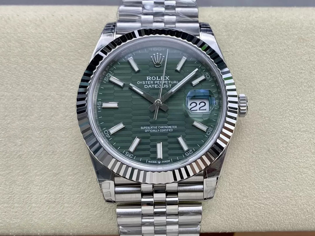 Replica R01ex Datejust M126334-0030 41MM 1:1 Best Edition VS Factory Green Dial