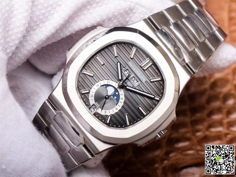 Replica Pat*k Phi1i*pe Nautilus 5726/1A-001 1:1 Best Edition PF Factory Gray Dial Swiss ETA324