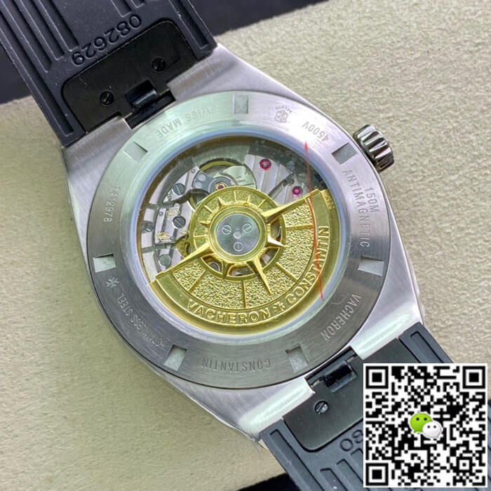 Replica Vacheron C0nstan1n Overseas 4500V 1:1 Best Edition 8F Factory Black Strap