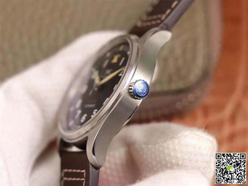 Replica IWC Pilot Spitfire IW326803 1:1 Best Edition MKS Factory Black Dial Swiss ETA9015