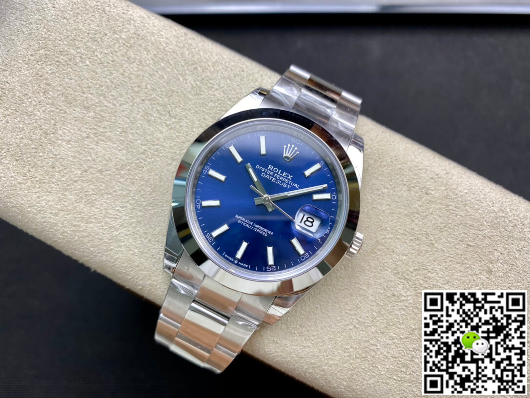 Replica R01ex Datejust M126300-0001 1:1 Best Edition VS Factory Blue Dial
