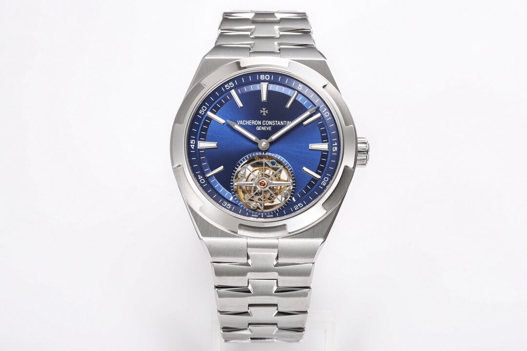 Replica Vacheron C0nstan1n Overseas Tourbillon 6000V/110A-B544 1:1 Best Edition BBR Factory Blue Dial