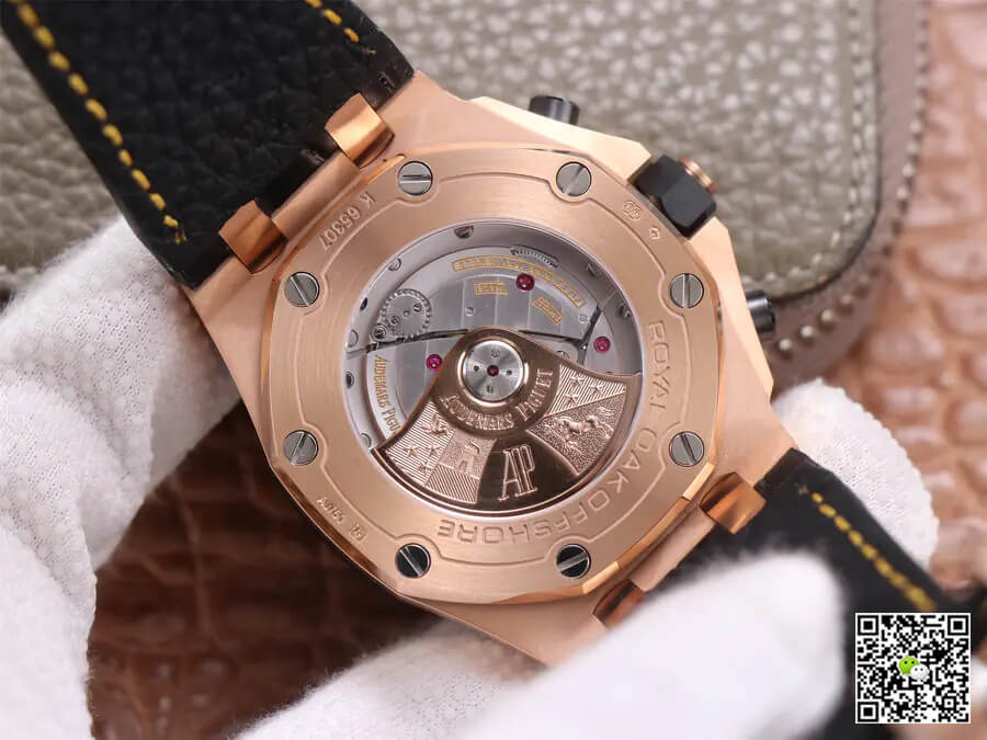 Replica Audemars P1g*et Royal Oak Offshore 26470OR 1:1 Best Edition JF Factory Black Dial