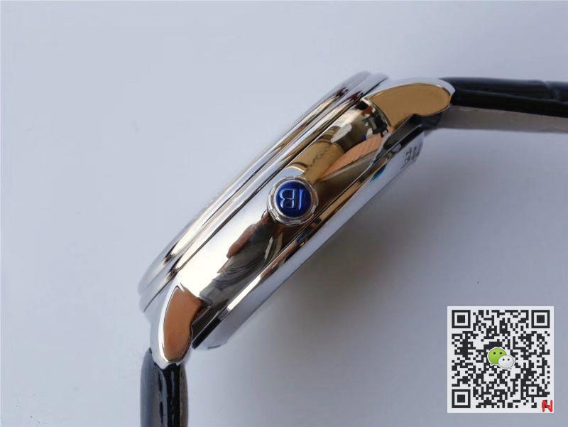 Replica Blancpain Villeret 6025-1542-55 True Tourbillon 1:1 Best Edition JB Factory Black Dial Swiss Cal.25