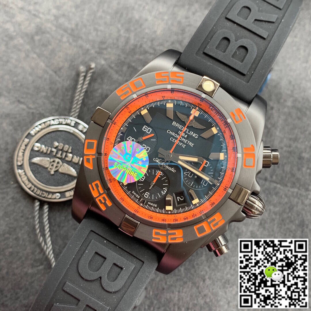 Replica Breitling Chronomat B01 MB0111C2.BD07.153S.M20D.2 1:1 Best Edition GF Factory Black Dial