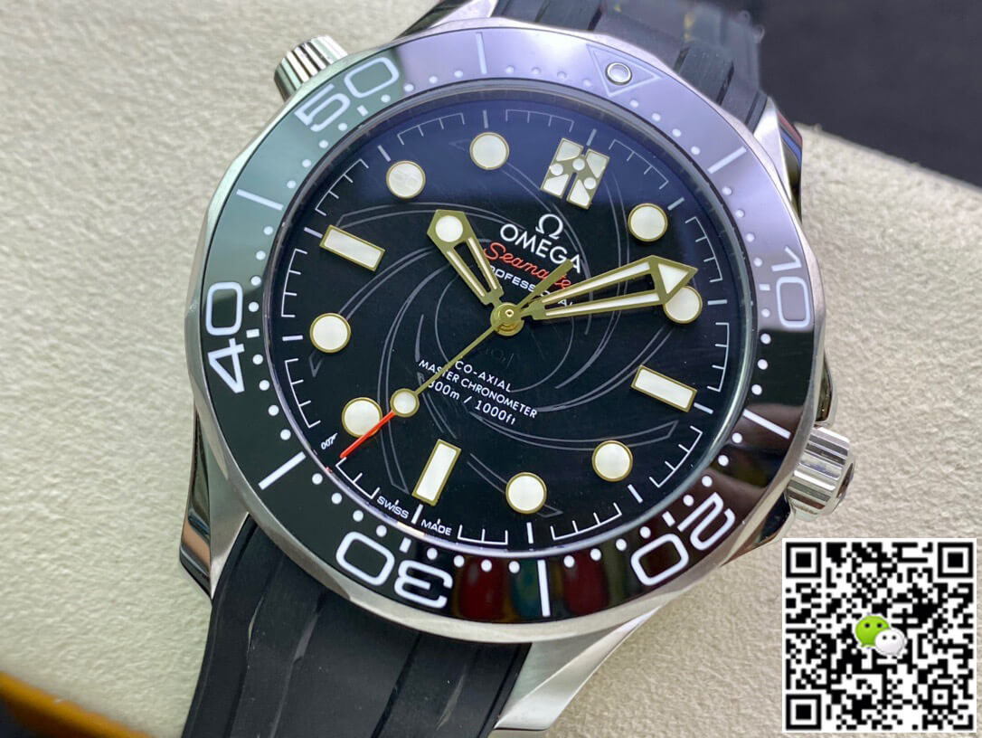 Replica 0me*ga Seamaster Diver 300M 210.22.42.20.01.004 1:1 Best Edition OR Factory Rubber Strap