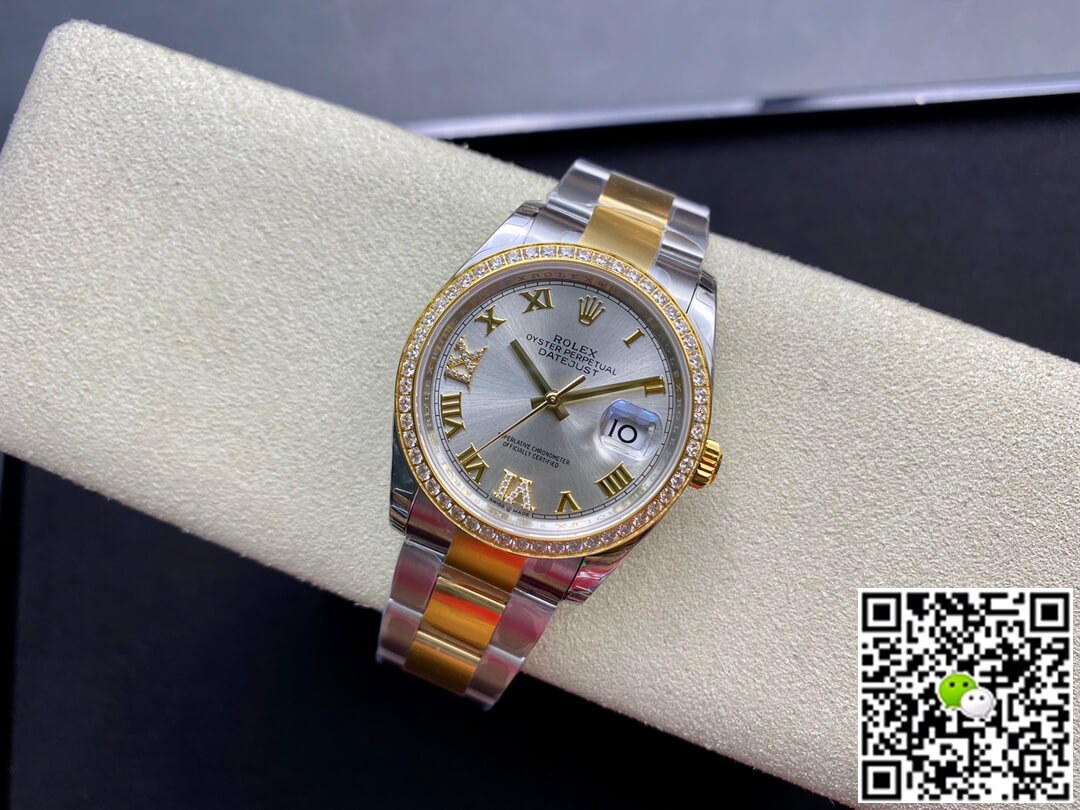 Replica R01ex Datejust M126283RBR-0018 1:1 Best Edition EW Factory Silver Dial