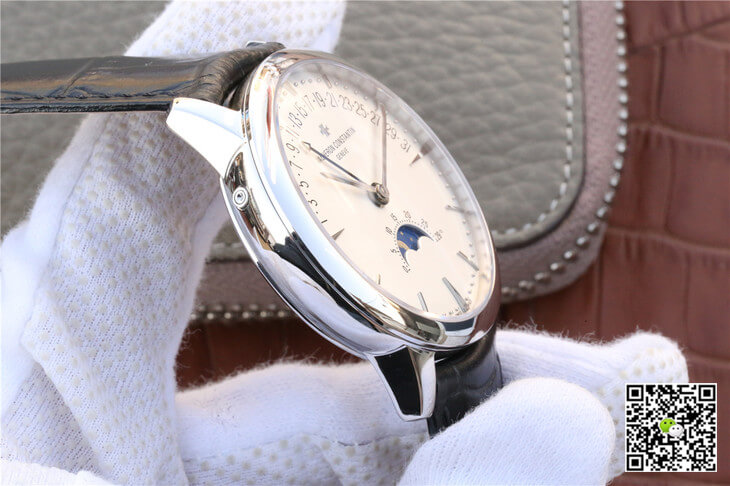 Vacheron C0nstan1n Replica Patrimony 4010U/000G-B330 1:1 Best Edition GS Factory White Dial
