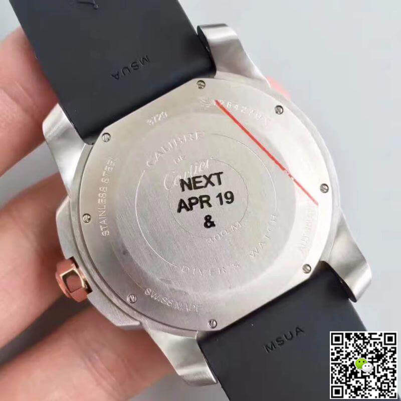 Replica Calibre De Ca*t1er Diver CRW7100055 JF Factory 1:1 Best Edition Swiss ETA9015