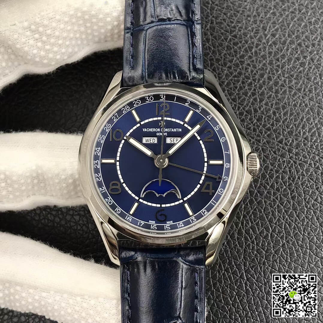Replica Vacheron C0nstan1n FiftySix Day-Date 4000E/000A-B548 1:1 Best Edition ZF Factory Blue Dial