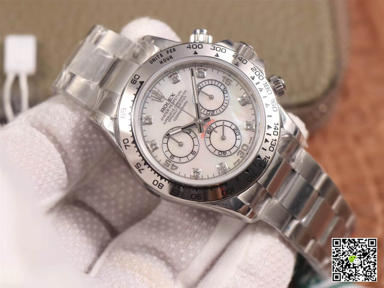 Replica R01ex Daytona Cosmograph 116520-78590 1:1 Best Edition JH Factory D1am0nd Dial