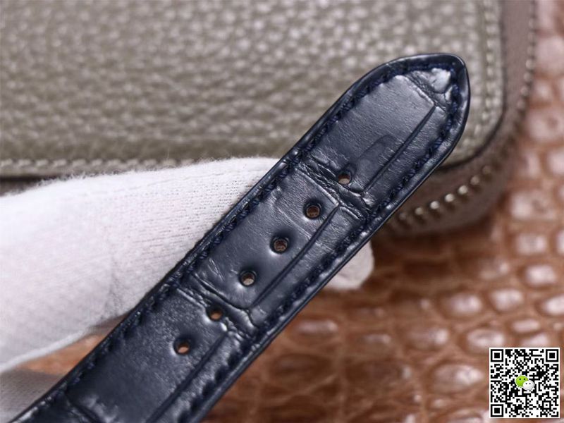 Replica Pat*k Phi1i*pe Nautilus 5712/1A-001 1:1 Best Edition PF Factory Blue Dial Leather Strap Swiss Movement