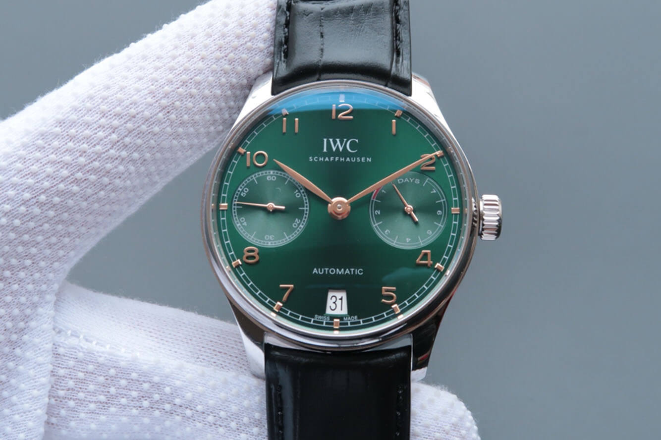 Replica IWC Portugieser IW500708 1:1 Best Edition ZF Factory V5 Green Dial