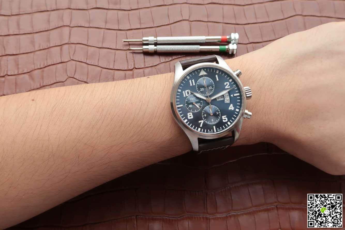 Replica IWC Pilot IW377706 1:1 Best Edition ZF Factory Blue Dial