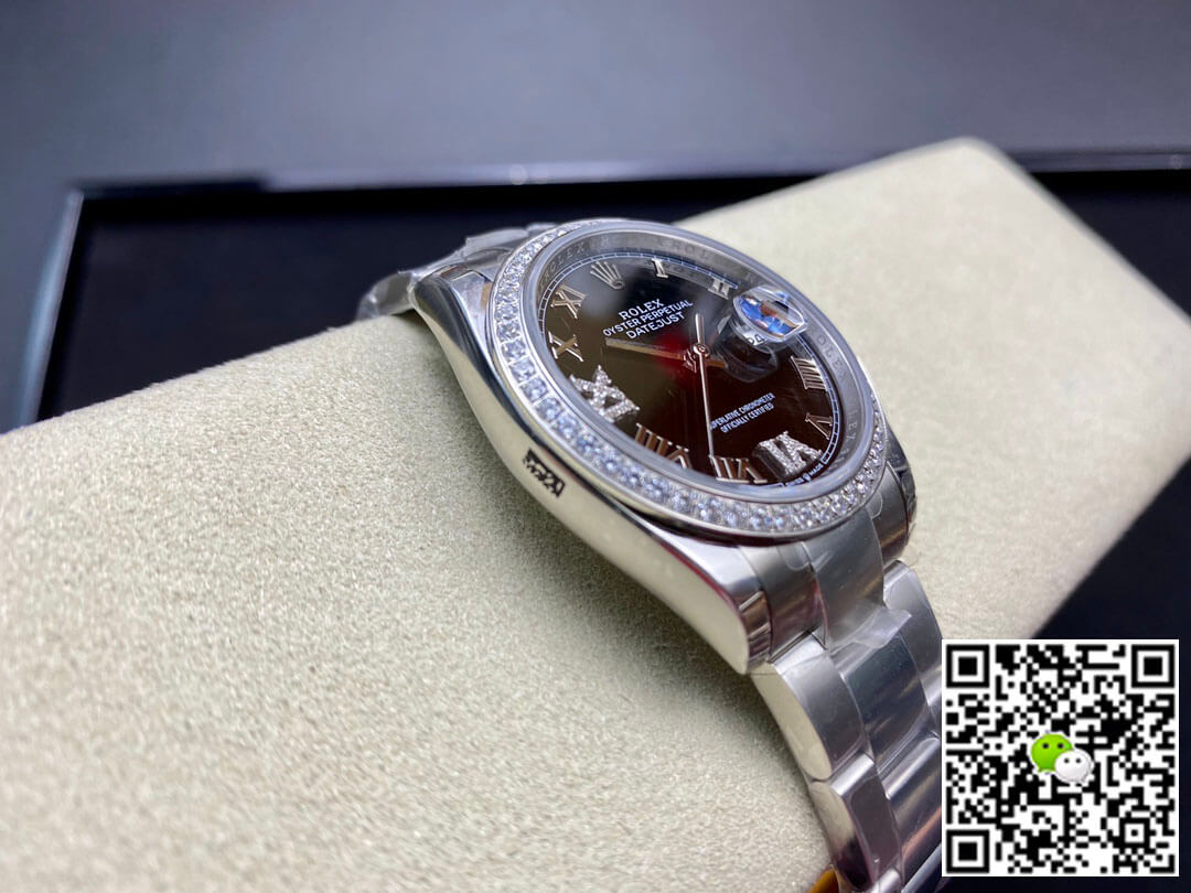 Replica R01ex Datejust 36MM 1:1 Best Edition EW Factory Black Dial