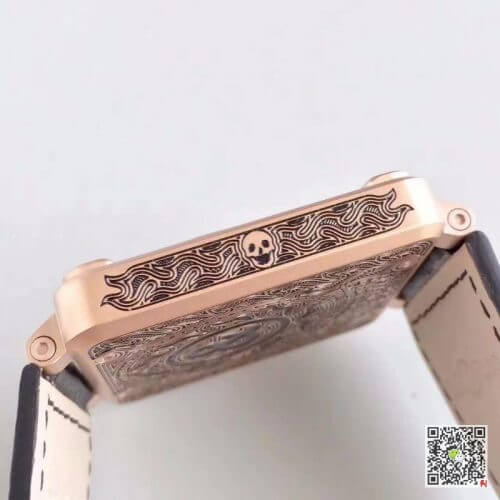 Replica Bell   Ross BR 01 1:1 Best Edition Swiss ETA9015 Rose Gold