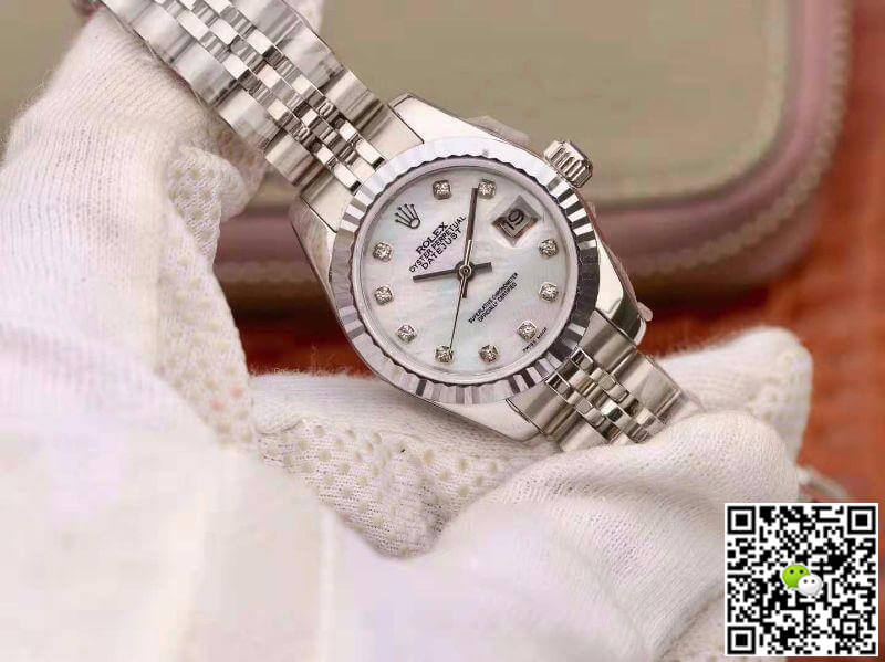 Replica R01ex Lady Datejust 28MM 1:1 Best Edition Swiss NH05 Movement White Dial