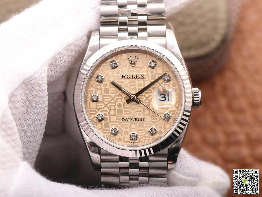 Replica R01ex Datejust M126234-0023 1:1 Best Edition EW Factory D1am0nd Dial