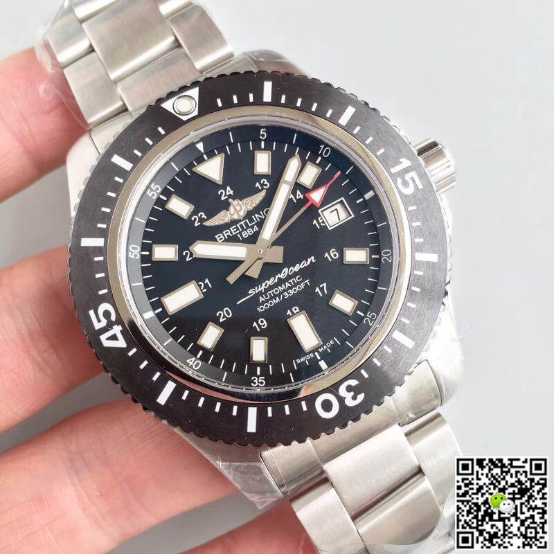 Breitling Replica S*perocean 44 1739310/BF45/162A GF Factory 1:1 Best Edition Swiss ETA2824 Black Dial