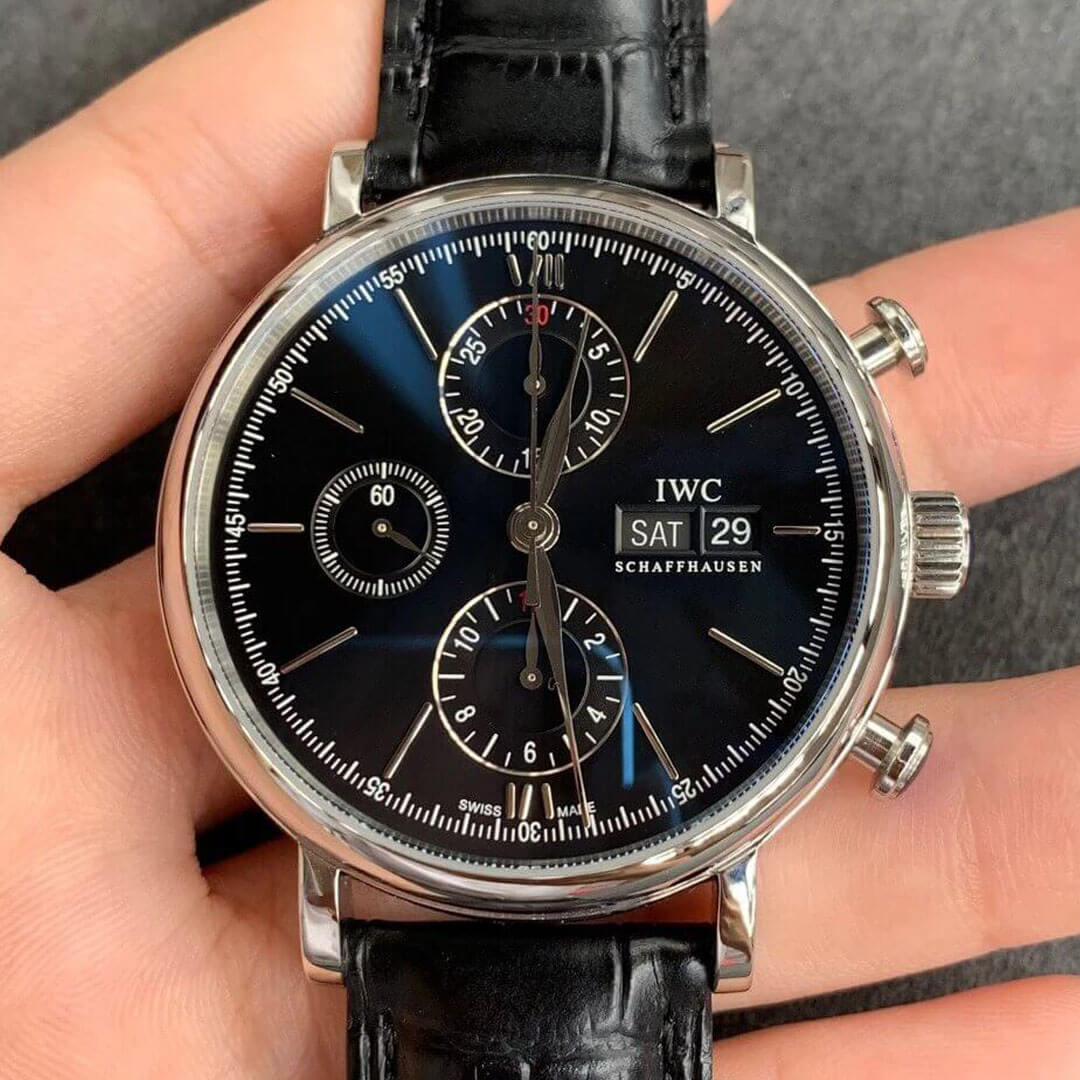 Replica IWC Portofino IW391008 1:1 Best Edition ZF Factory Black Dial