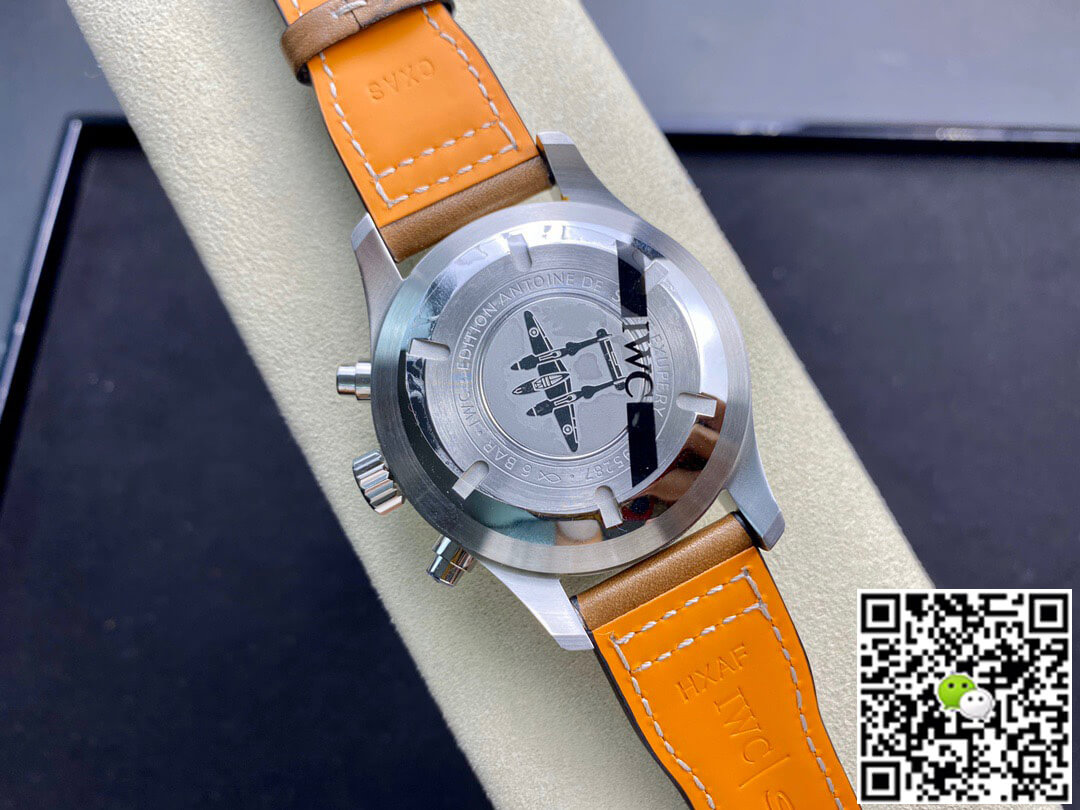 Replica IWC Pilot Chronograph IW377713 ZF Factory 1:1 Best Edition Swiss ETA7750 Brown Dial