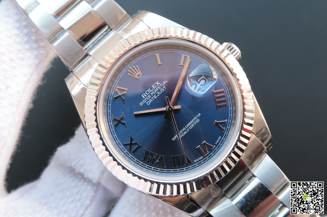 Replica R01ex Datejust 116334 41MM 1:1 Best Edition EW Factory Blue Dial