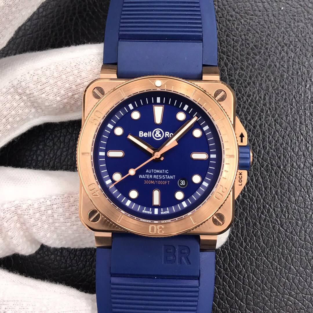 Replica Bell   Ross BR 03-92 1:1 Best Edition Blue Dial