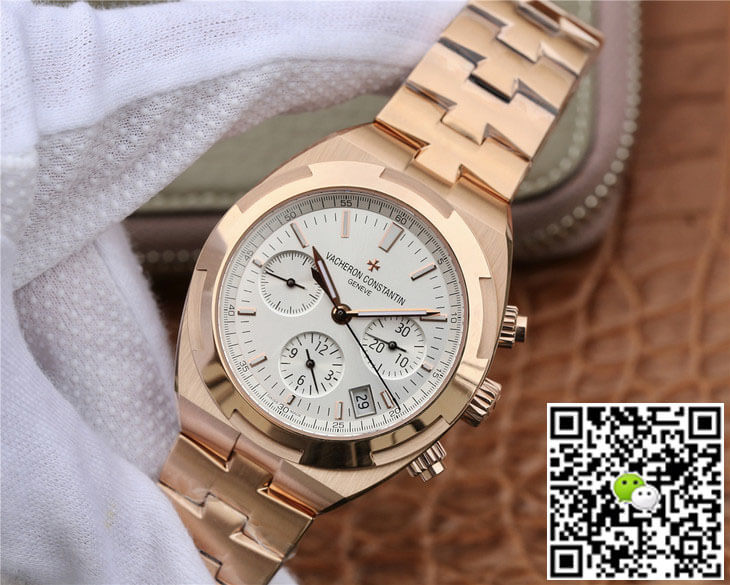 Replica Vacheron C0nstan1n Overseas 5500V/000R-B074 1:1 Best Edition 8F Factory Rose Gold