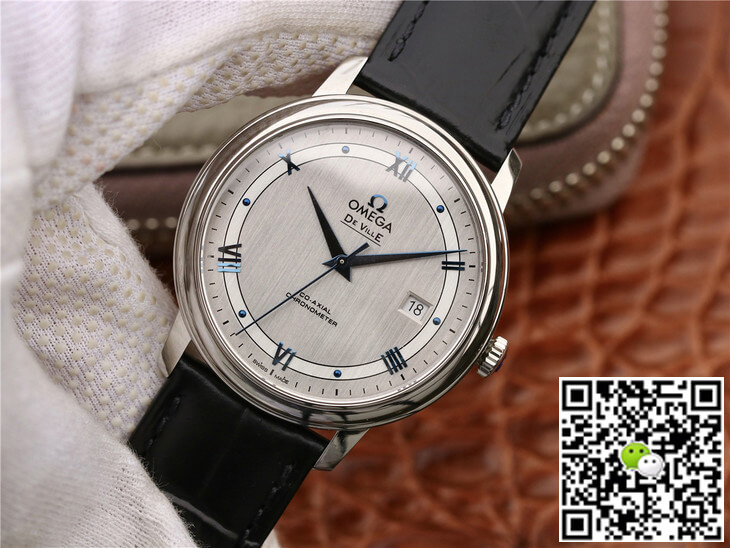 Replica 0me*ga De Ville 424.13.40.20.02.003 1:1 Best Edition MKS Factory Silver Dial
