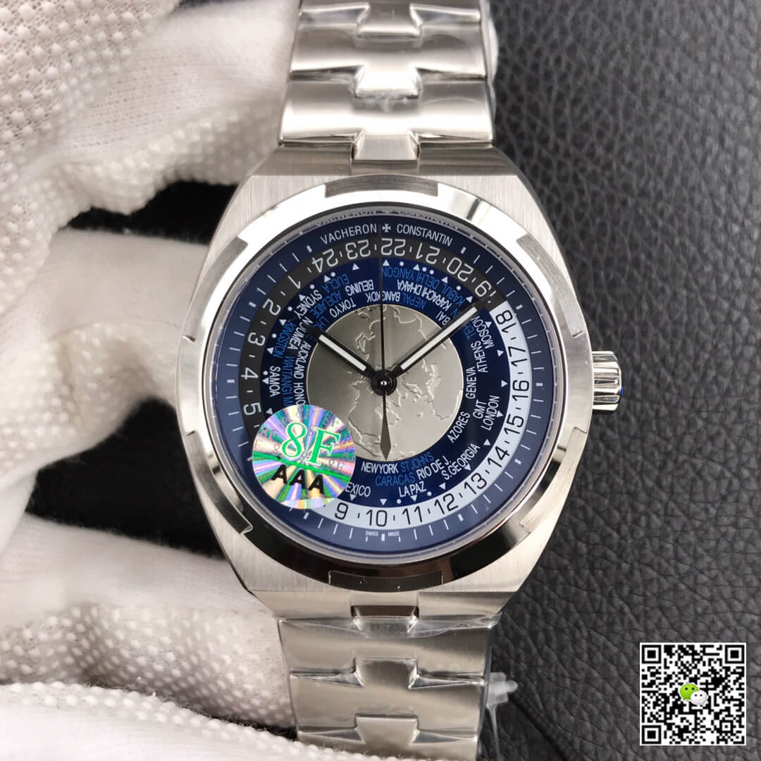 Replica Vacheron C0nstan1n Overseas 7700V/110A-B172 1:1 Best Edition 8F Factory Blue Dial