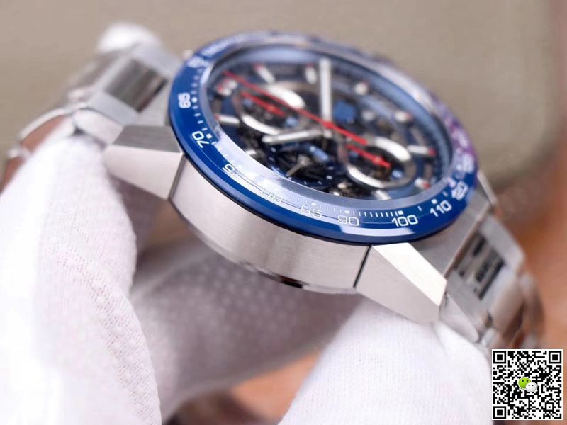 Replica Tag Heuer Carrera Calibre Heuer 01 CAR201T.BA0766 Chronograph 1:1 Best Edition XF Factory Blue Dial Swiss Calibre 01