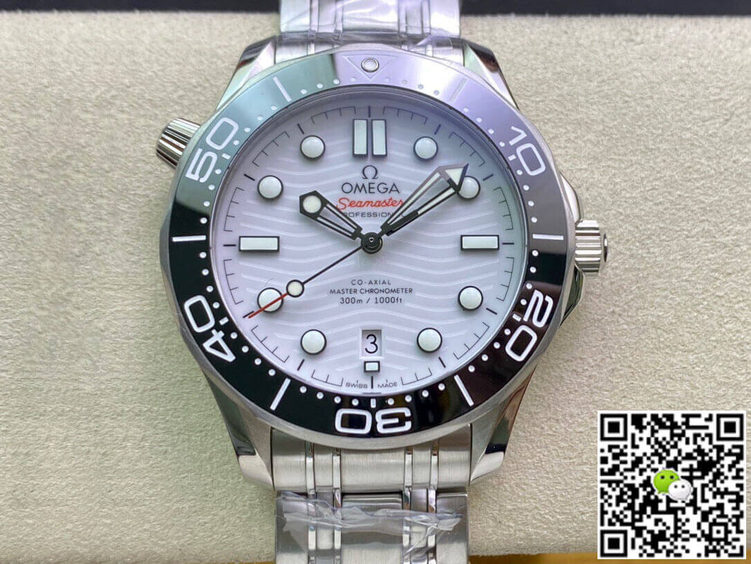 Replica 0me*ga Seamaster Diver 300M 210.30.42.20.04.001 1:1 Best Edition OR Factory White Dial